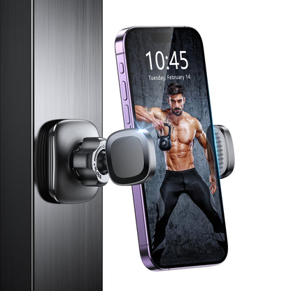 Magnetic Phone Holder for Gym Golf Cart, 360° Rotatable Gym Phone Holder Workout Record, or Any Metal Surface, Gym Magnet Phone Mount Cradles Compatible with 4.7-7" Phones, Thick Cases Friendly