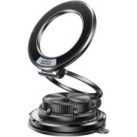 Otemly Ultra-Thin Vacuum Gel Magnetic Phone Holder for Car, [95LBS Max Suction] 360° Adjustable Zinc-Alloy Cell Phone Car Mount for MagSafe, Fit for iPhone 17 Pro Max/16/15/14/13/12 & Android